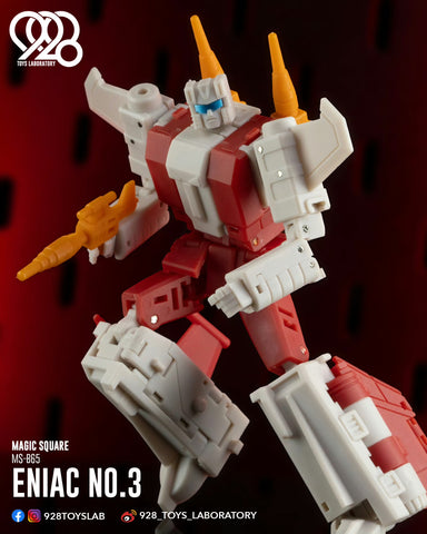 【Pre-Order】Magic Square MS-Toys MS-B65 MSB65 Eniac No.3 (G1 Strafe / Technobots / Computron) 10cm / 4"