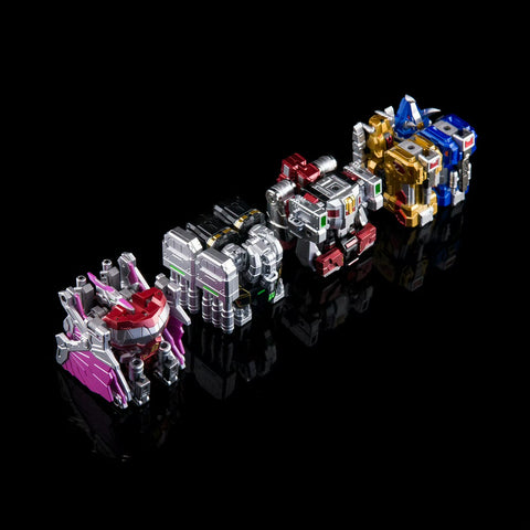 【Pre-Order】Lucky Cat MC03S MC-03S Dragon Beast King (Megazord Dragon Zord Combiner) 2 in 1 Combo Set w/ Metallic Painting 13cm / 5"