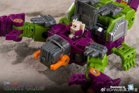 【Pre-Order】Dr.Wu & Mechanic Studio Extreme Warfare DWE56 DW-E56 Giant Claw ( Scorponok ) Dr Wu 10cm / 4"