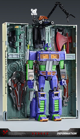 4th Party WJ WEISHUANG MPP10 MPP-10 Commander ( W8036 Oversized MP10 Optimus Prime) EVA Version with Trailer 32cm / 12.6"