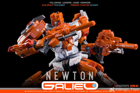 【Pre-Order】Bingo Toys BingoToys BT08-02 BT-0802 BT0802 BT08-02 Newton Galileo Combiner (IDW Afterburner Technobots Computron) 25cm / 9.8"