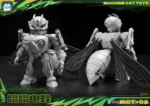 【Pre-Order】Machinecat-Toys Machine Cat Toys (JiGuangMao Toy JGM) MCT-02 MCT02 Buzz Voltbee (BW Waspinator)