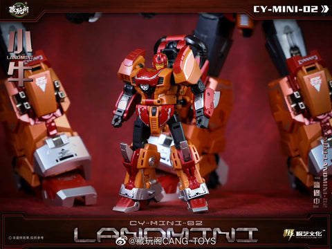 Cang Toys Cang-Toys CY-Mini 01 / 02 /03 / 04 / 05 / 06  Mini Chiyou ( Predaking ) Combiner 10cm / 4"