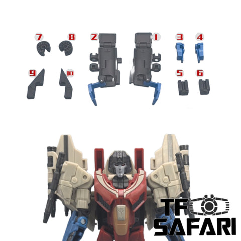 Go Better Studio GX-82 GX82 Upgrade Kit / Gap fillers for Studio Series One Starscream Upgrade Kit
