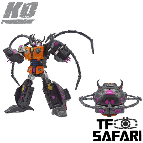 4th Party Shide 2966-18B 1:1 Modified KO Takara Tomy MX-00 Unicron Supreme Class 2003 Version （Black Version）30cm / 12"