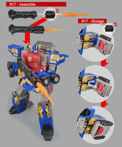 Go Better Studio GX-56 GX56 Gap fillers for Legacy Evolution Commander Armada Universe Optimus Prime Upgrade Kit