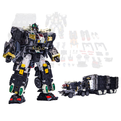 4th Party No Brand POP01B POP-01B Original Optimus Prime (KO Diaclone DA65 Battle Convoy Black Version) 18.5cm / 7.3"