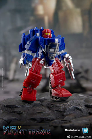 【Pre-Order】Dr.Wu DW ES01M DW-ES01M Flight Track ( Flywheels / Skytread Duocon Shattered Glass SG Version) Dr Wu Blue / Red Version 7cm / 2.8"