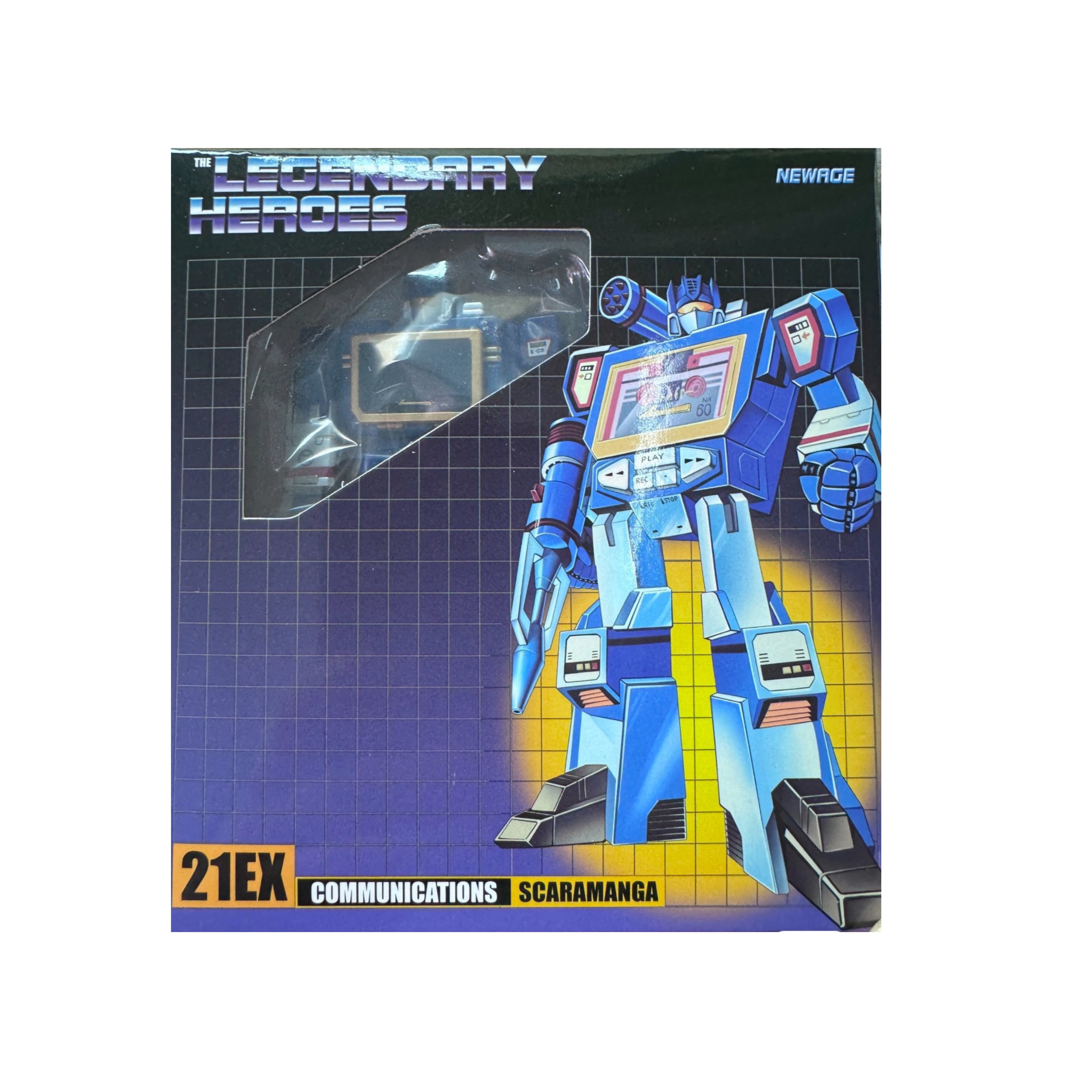 NA NewAge H21EX H-21EX Scaramanga ( Soundwave ) Toy Color 4