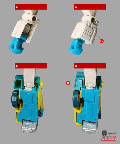 Go Better Studio GX-30D GX30D Upgrade Kit / Gap fillers for Legacy Evolution Deluxe G2 Universe Sideswipe Upgrade Kit