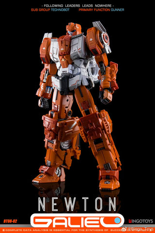 【Pre-Order】Bingo Toys BingoToys BT08-02 BT-0802 BT0802 BT08-02 Newton Galileo Combiner (IDW Afterburner Technobots Computron) 25cm / 9.8"