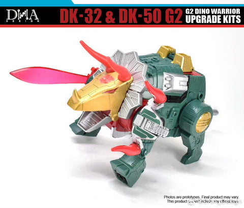 DNA Design DK-32 & DK-50 DK32&DK50 for G2 Dino Warrior (G2 Slag & Snarl) Upgrade Kits