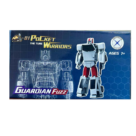 XTransbots Mini Series MX01 MX-01 Guardian Fuzz (Streetwise, Guardian Defensor Combiner)  X-transbots 10cm / 4"