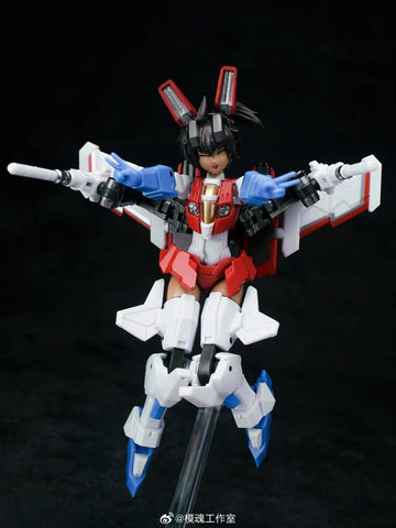 Iron Factory IF G-01 IFG01 Girls 01 Starwing Starscream Animed Figure（Mecha Girl Starscream) Non Transformable