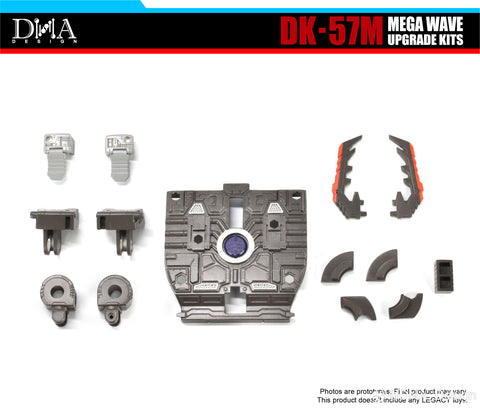 DNA Design DK-57M DK57M Upgrade Kits for Legacy United Armada Universe Megatron / Mega Wave