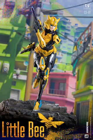 Collection Space CS-01 CS01 Transformable Bishoujo Little Bee (Bumblebee Mecha Girl) 17.5cm / 6.9"