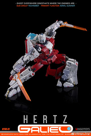 【Pre-Order】Bingo Toys BingoToys BT08-01 BT-0801 BT0801 Hertz Galileo Combiner (IDW Strafe / Technobots Computron) 25cm / 9.8"