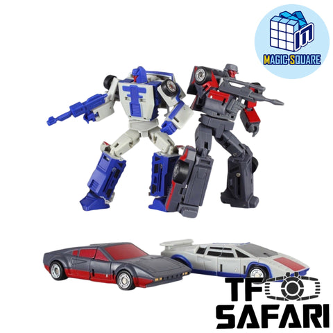 Magic Square MS-Toys MS-B14 / MS-B15 Beat Back & Collide ( Breakdown & Wildrider Stunticon, Menasor ) 2 in 1 set 10cm / 4"