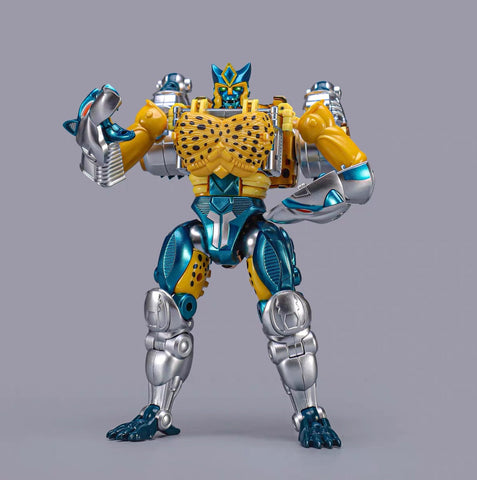 【Pre-Order】Transart TA BWM-03 BWM03 BWM-03M Metal Leopard Commander (BW Beast Wars Transmetal Cheetor ) Metallic Version 18cm / 7"