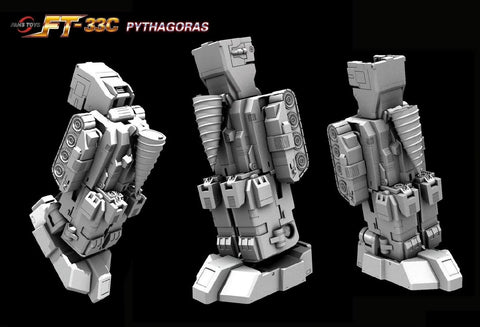 FansToys FT-33C Pythagoras (G1 Nosecone Computron Combiner) 20cm / 8"