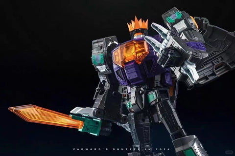 4th Party NB No-Brand Oversized MP-08SG MP08SG King Grimlock Reximus Prime (Oversized MP-08 Shattered Glass SG Version) 29cm / 11.5"