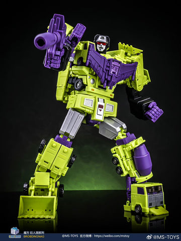 Magic Square MS Toys Constructor Devastator MS-B37A/38A MS-B39A/40A MS-B41A/B42ACombiner 3 sets Combo Repainted Version 25cm / 9.85"