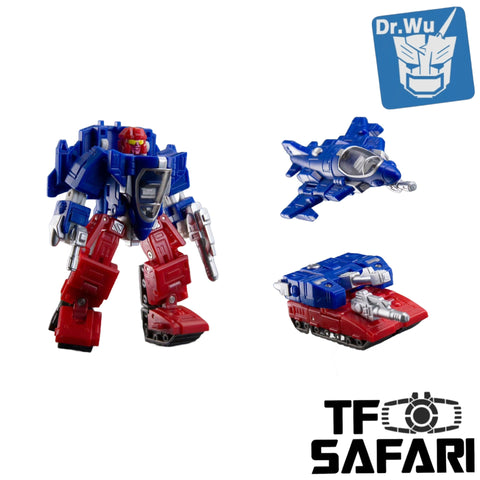 【Pre-Order】Dr.Wu DW ES01M DW-ES01M Flight Track ( Flywheels / Skytread Duocon Shattered Glass SG Version) Dr Wu Blue / Red Version 7cm / 2.8"