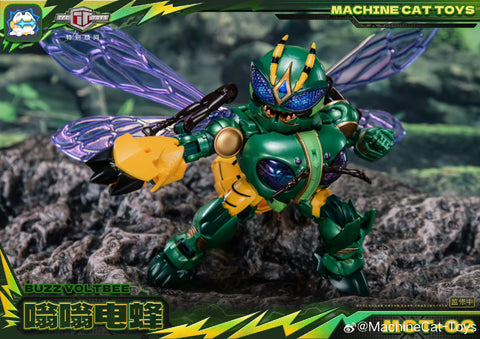 【Pre-Order】Machinecat-Toys Machine Cat Toys (JiGuangMao Toy JGM) MCT-02 MCT02 Buzz Voltbee (BW Waspinator)