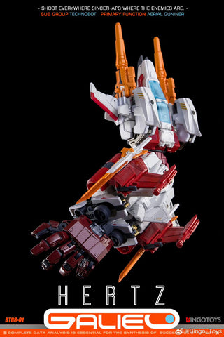 【Pre-Order】Bingo Toys BingoToys BT08-01 BT-0801 BT0801 Hertz Galileo Combiner (IDW Strafe / Technobots Computron) 25cm / 9.8"
