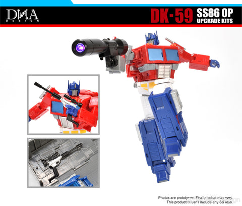 DNA Design DK-59 DK59 Upgrade Kits for Studio Series 86 SS86 Optimus Prime