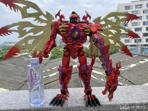 4th party BMB Black Mamba RD01 RD-01 Red Dragon Oversized Legacy Evolution Transmetal II Megatron 35cm / 13.8"