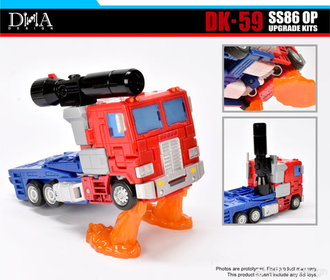 DNA Design DK-59 DK59 Upgrade Kits for Studio Series 86 SS86 Optimus Prime