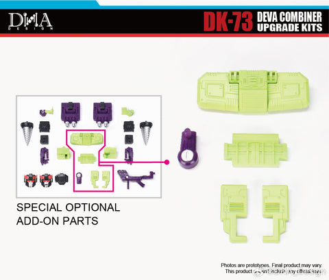 【Pre-Order】 DNA Design DK-73 DK73 For Studio Series 86 Devastator Combiner Upgrade Kits