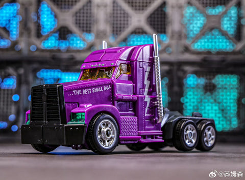 【Pre-Order】APC Toys APC-001SG APC001SG 2.0 Version Attack Prime Mirror Evil ( 1:1 TFP Optimus Prime Voyage Class ) Purple / Shattered Glass Version 17cm / 6.7"