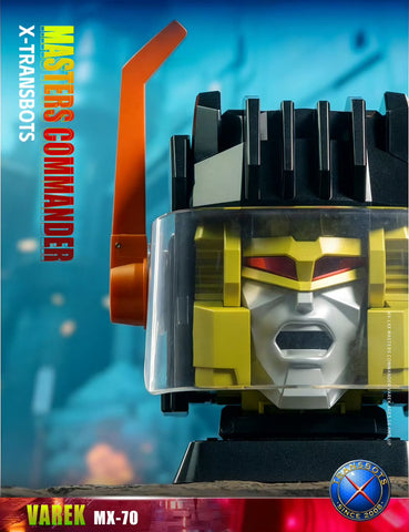 XTransbots MX-70 MX70 MX-LXX MXLXX Varek (MP Lord Zarak  / Head Only)  23cm / 9"