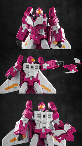 【Pre-Order】Iron Factory IF EX-66 EX66 IDW Blade of Halphas, Vineakaiser (Guyhawk, Breastforce Liokaiser Combiner) 10cm / 4"