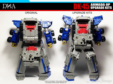 DNA Design DK-45 DK45 Upgrade Kits for Legacy Evolution Armada Universe Optimus Prime