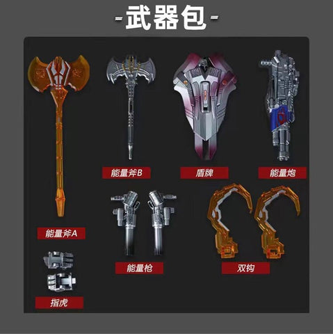 4th party BW BAIWEI TW1022EX Optimus Prime (Modified KO SS32 / SS44) & Weapon Set Refned Painting Version 17.5cm / 6.9"