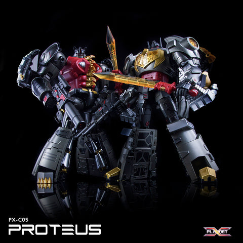 Planet X PlanetX PX-C05 PXC05 Proteus Dinobot（Sludge IDW Comics Version) 27cm, 10.6"