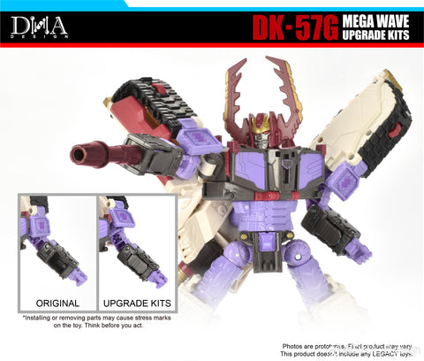 DNA Design DK-57G DK57G Upgrade Kits for Legacy United Leader Armada Universe Galvatron