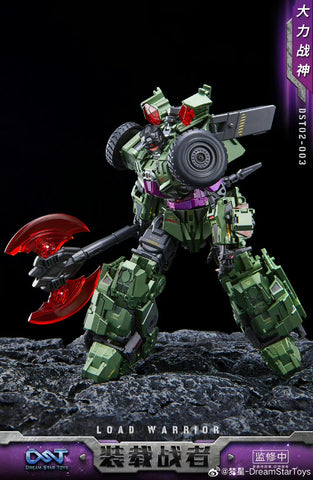 【Pre-Order】Dream Star Toys  DST02-003 DST02003 Load Warrior ( Long Haul, Constructicon, Devastator Combiner) DreamStarToys Metallic Version 24.5 cm / 9.6"