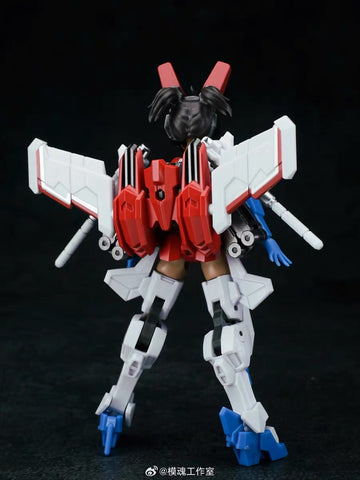 Iron Factory IF G-01 G01 Girls 01 Starwing Starscream Animed Figure（Mecha Girl Starscream) Non Transformable