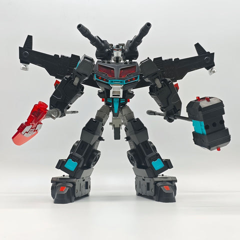 4th party BW BAIWEI TW1036B TW-1036B Black Maintainence Project Team Leader ( Modified KO 08 Animated Voyager Nemesis Prime) Black Version 18cm / 7"