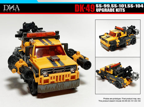 DNA Design DK-49 DK49 Upgrade Kits for Studio Series SS-99 Battletrap, SS-101 Scourge & SS-104 Nightbird