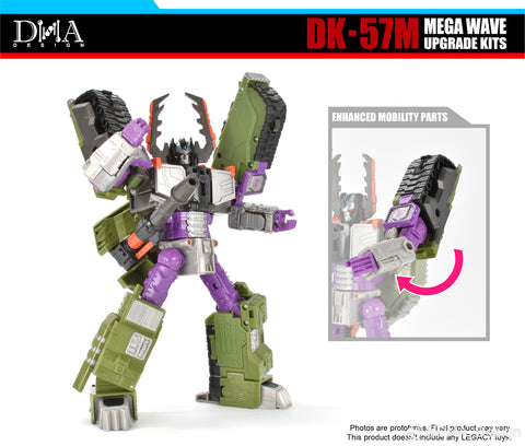 DNA Design DK-57M DK57M Upgrade Kits for Legacy United Armada Universe Megatron / Mega Wave