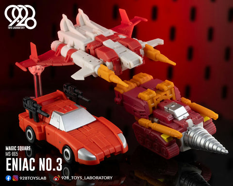 【Pre-Order】Magic Square MS-Toys MS-B65 MSB65 Eniac No.3 (G1 Strafe / Technobots / Computron) 10cm / 4"