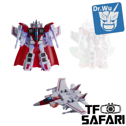 Dr.Wu & Mechanic Studio Extreme Warfare DW-E09M DWE09M Star Fear (Starscream SG White Version ) with cronation kit 6cm / 2.4"