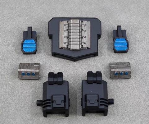 【Incoming】Black Soil Lab BS-02 BS02 Upgrade Kit for Generations Legacy Evolution G2 Universe Laser Prime / Scourge (Black Convoy) / Toxitron Upgrade Kit