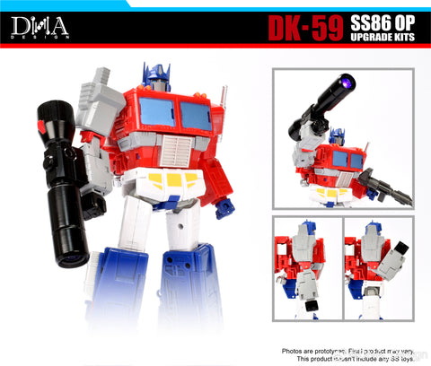DNA Design DK-59 DK59 Upgrade Kits for Studio Series 86 SS86 Optimus Prime