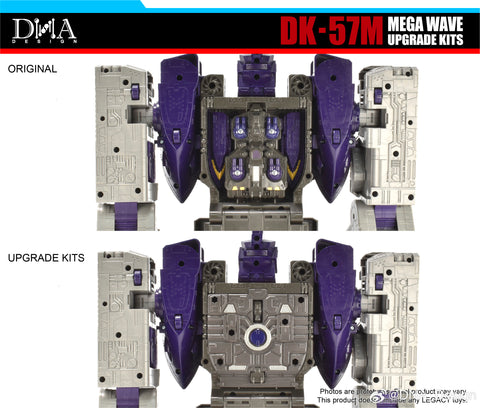 DNA Design DK-57M DK57M Upgrade Kits for Legacy United Armada Universe Megatron / Mega Wave